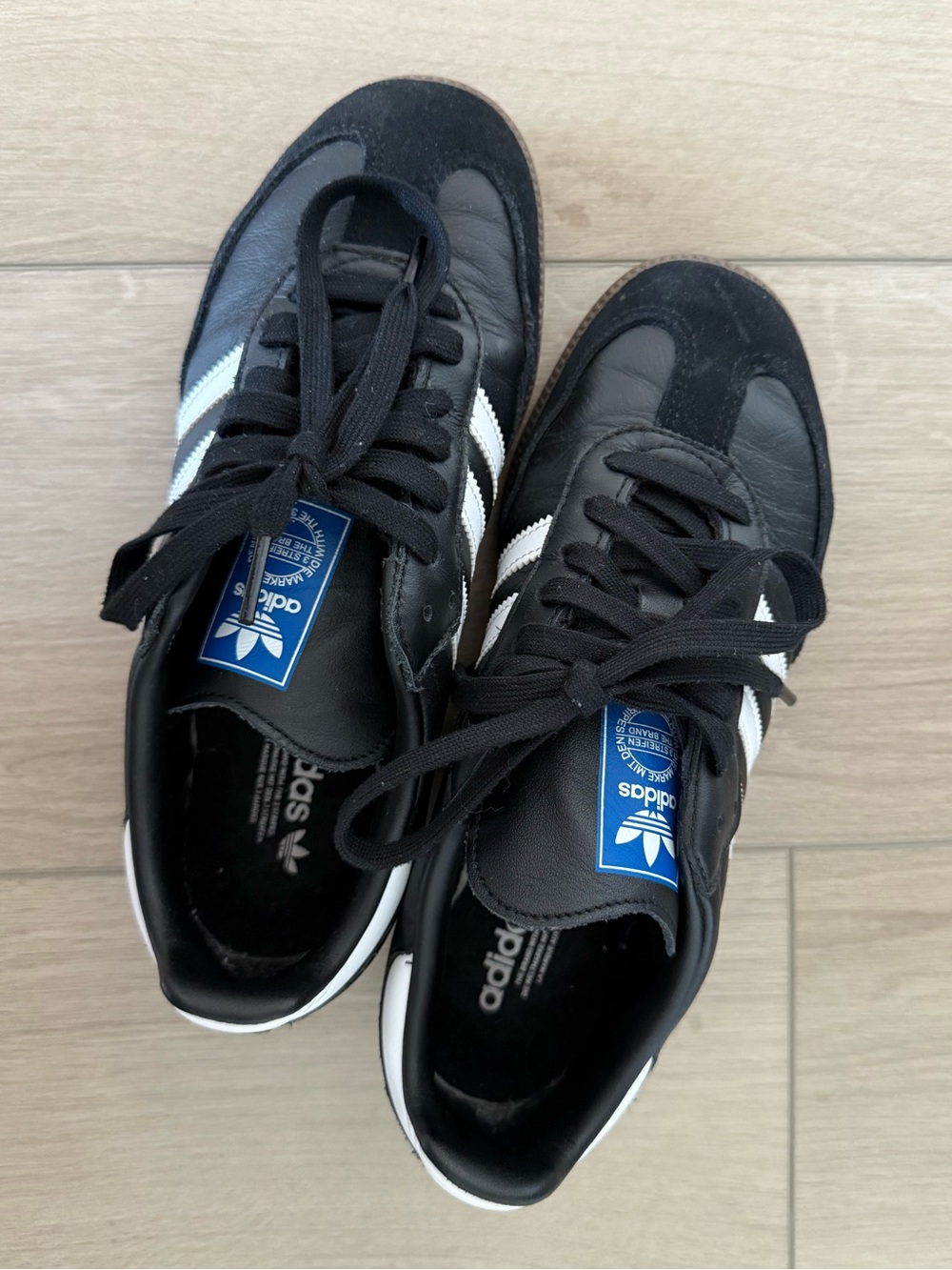 adidas Black & White Classic Low-Top Sneakers